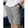 Sinsay - Slim fit šorts - svetlo siva