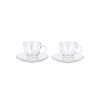 Bialetti Set 2 Stekleni Skodelici Espresso