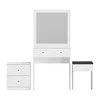 Hanah Home Set nameštaja za šminkanje Nice, Beli