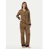 LAUREN RALPH LAUREN Pižama ILN72554 Rjava Regular Fit