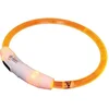 Ovratnica svetleča 35cm oranžna Nobby