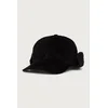 Kangol kapa s šiltom rebrasti žametni COZY CORD EARFLAP BB