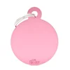 MyFamily Basic Mali Pink Okrugli Privezak Za Graviranje Aluminijum