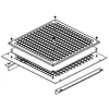 Conteg Konzola sa filterom za instala. DP-VEN-04,5,6 za rack 1000mm ( Dp-ver-061f )