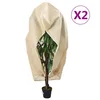 Navlake za biljke od flisa s patentom 2 kom 70 g/m2 2,36x2 m