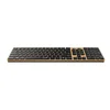 GENIUS SlimStar 7250BT AI Pine Wood US wireless tastatura