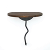 HANAH HOME Zidna polica Leo Black Walnut