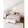 Atelier del Sofa Trpezarijska klupa Tedy Sandikli 115x55x40cm Bela