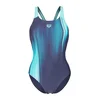 ARENA Enodelne kopalke LIGHT PRO BACK LB modra/voda