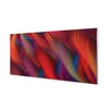 tulup.si Slika na akrilnem steklu Pisane stripes fraktali 125x50 cm 4 obešalnika