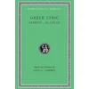 Greek Lyric, Volume I: Sappho. Alcaeus