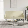 Klupa krem 110 x 76 x 80 cm od umjetne kože