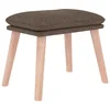 Vidaxl Stolček za noge taupe 45x29,5x35 cm blago