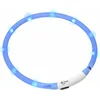 Karlie LED svetlobni ovratnik modre barve obseg 20-75cm