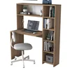 Hanah Home HA104 2025 Radni sto 113.2x141.8x40 cm, Smeđi