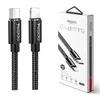 Yesido - Podatkovni kabel (CA-56) - Type-C na Lightning, 18W, 2.4A, 1.2m - crni