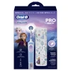 Oral-B Pro Kids električna četkica za zube, Frozen, putni set, za uzrast od 3+ godina