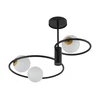 Crni luster na šipci AQUA 3xG9/12W/230V