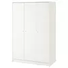 KLEPPSTAD Garderober s 3 vrata, bela, 117x176 cm