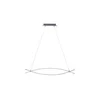 JUST LIGHT. 15382-55 - LED luster na sajli MAJA 2xLED/8,4W/230V hrom