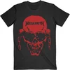 Megadeth Vic Hi-Contrast Red Black L Majica