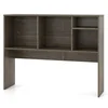 Northix Namizna polica 94x25x73 cm s 4 predali MDF siva