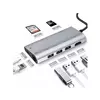 Linkom Adapter-konvertor TIP C na HDMI+3xUSB3.0+SD/MICRO SD+RJ45+TIP C