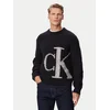 Calvin Klein Jeans Pulover LV04RH311G Črna Regular Fit
