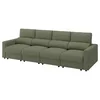 MALMKÖPING Sofa 4-sed, Tibbleby sivozelena