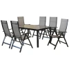 Gardenson Vrtni Set Carrara, 7-Delni, Aluminij