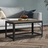 Stolić za kavu sivo-crni 90x45x45 cm MDF i željezo