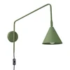 Sollux SL.1700 - Zidna lampa NOX 1xE14/10W/230V zelena