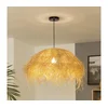 Brilagi - LED luster na sajli CERIA BOHO 1xE27/40W/230V prečnik 60 cm rafija