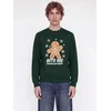 JACK & JONES Majica JJXMAS FUN svetlo rjava / svetlo siva / temno zelena / bela