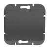 Vgradno enopolno stikalo z osvetlitvijo Onyx, 10A, 250V, WP-1O/S, črna