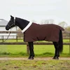 Pokrivač za konje Puni tamnosmeđi 155 cm Polartec