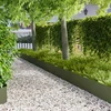 Ograda oko Travnjaka 30 pcs 100 x 30 cm Čelik Maslinastozelena