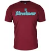 011Shop Muška majica kratkih rukava 011 streetwear blue, Bordo