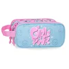 MOVOM GIRL POWER prazna pernica sa 3 pregrade - plava