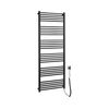 Sapho - Električni sušač za peškire METRO-E 800W 162x60 cm mat crna