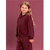 Sinsay - Pamučne dres pantalone sa efektom pranja - ljubičasto