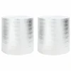Reflektor topline za radijator 2 pcs Srebrno 25 x 0,5 m