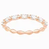 Swarovski Pozlačen bleščeč prstan Vittore 5366571 (Obseg 55 mm)