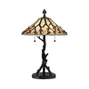 Quoizel QZ-WHISPERING-TL-VB - Stona lampa Tiffany WHISPERING 2xE27/60W/230V