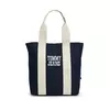 Tommy Jeans Nakupovalna torba BOLD mornarska/bela/naravno bela