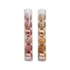 Kuglice rose gold, champagne gold veličine 8 centimetara Champagne Gold