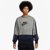 Nike M NK CLUB FLEECE TOP CLCTN, muški pulover, siva HV1471