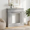 Okvir za kamin Siva Sonoma 102 x 26 x 100 cm Konstruirano drvo