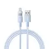 Polnilni in podatkovni USB-A v Lightning kabel Baseus Data Cable Display 2 - 2.4A - 2m - galaxy blue