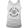 Journey Dont Stop Believin Circle White L Majica
